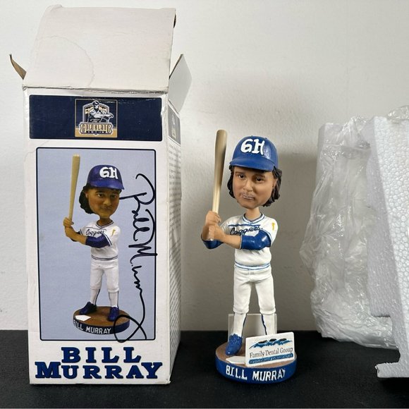 Bill Murray Autographed Grays Harbor Loggers Goldklang Group Bobble Head Figure - Picture 1 of 16